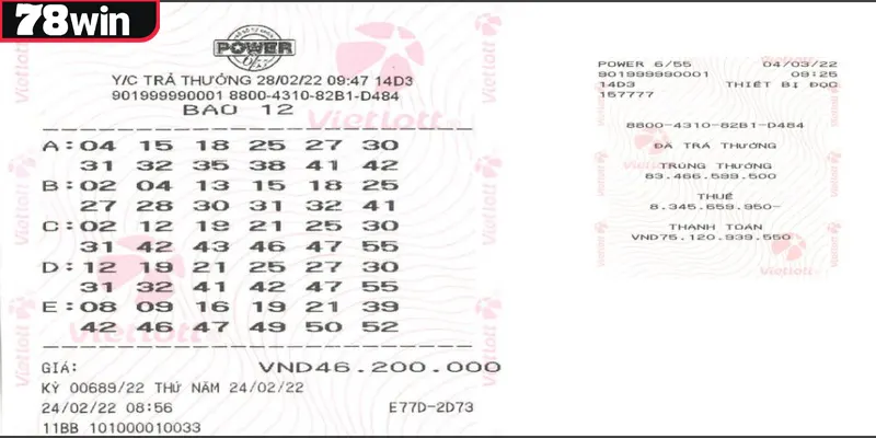 Cách chơi Vietlott Power 6/55 - Vé bao và các lựa chọn cho người chơi