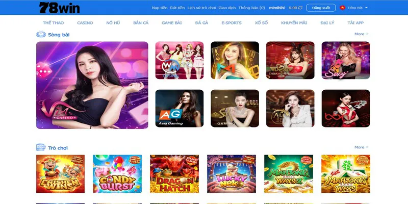 Trang web được thiết kế hiện đại, chỉnh chỉ và dễ dùng